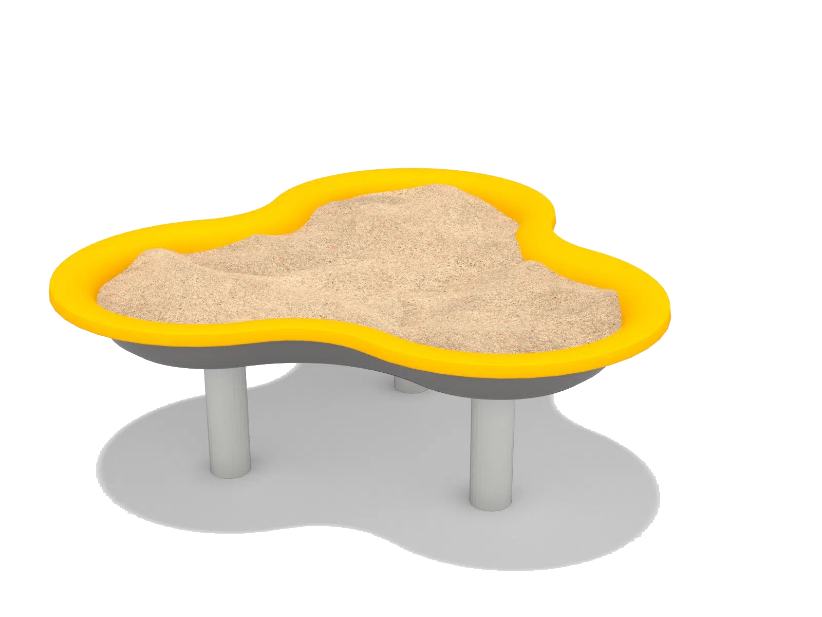 zandspeeltafel op drie poten