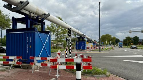 Foto van het Bovengronds buizennetwerk
