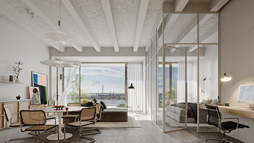 Interieurimpressie woning LAB