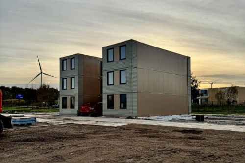 Bouw eerste woningen - Woonpark