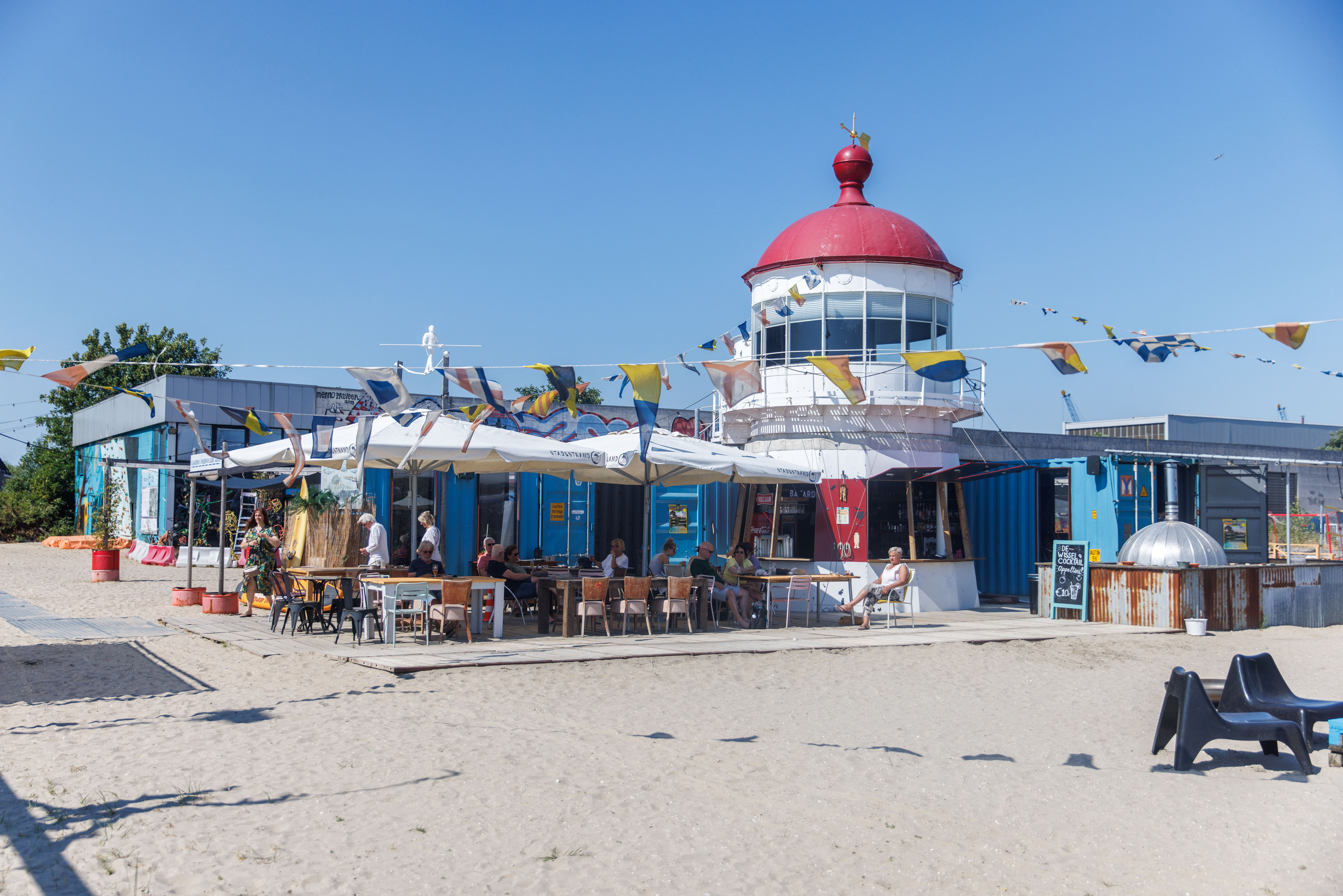 overzicht van Stadsstrand
