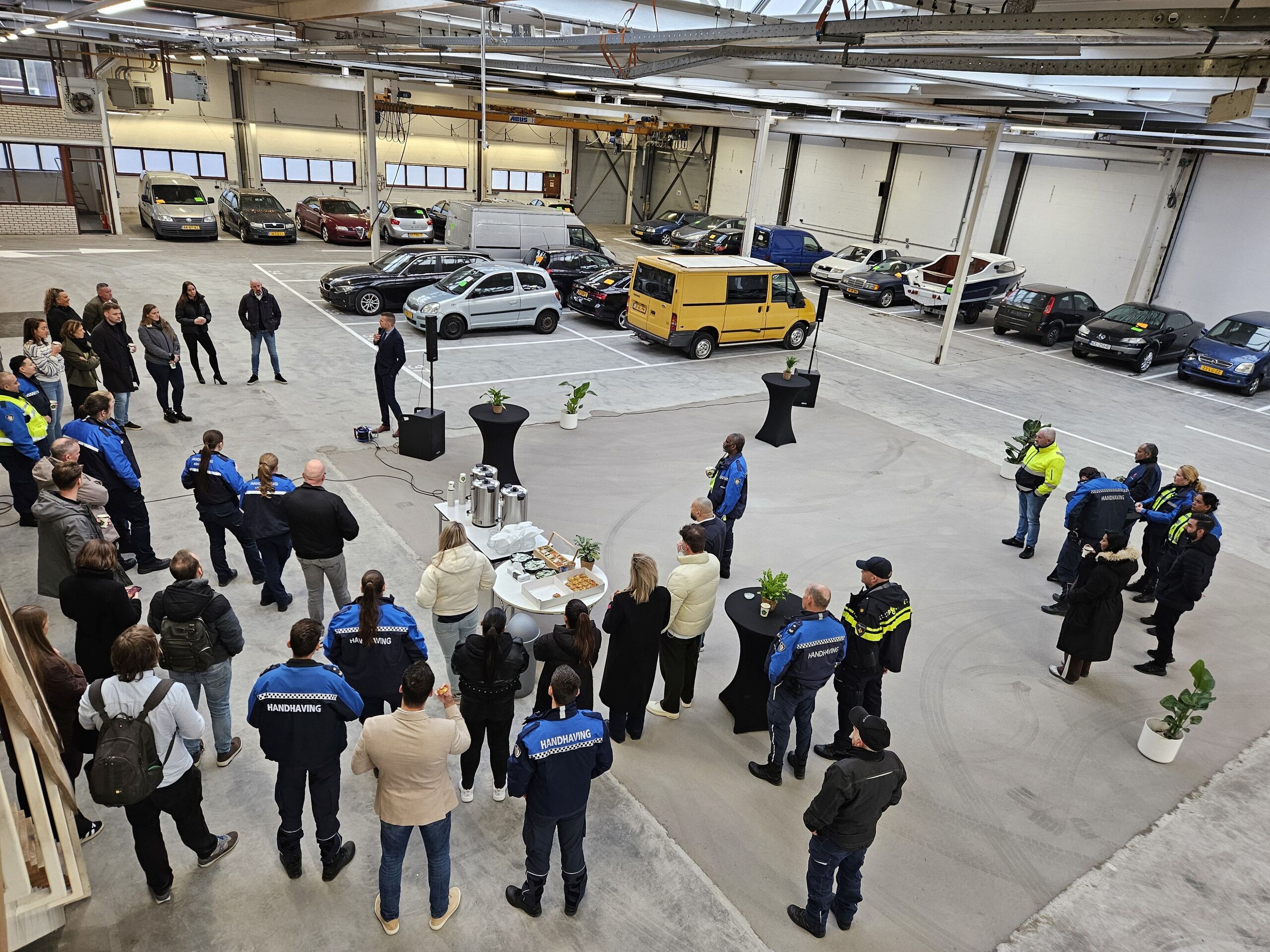 Foto van de nieuwe loods