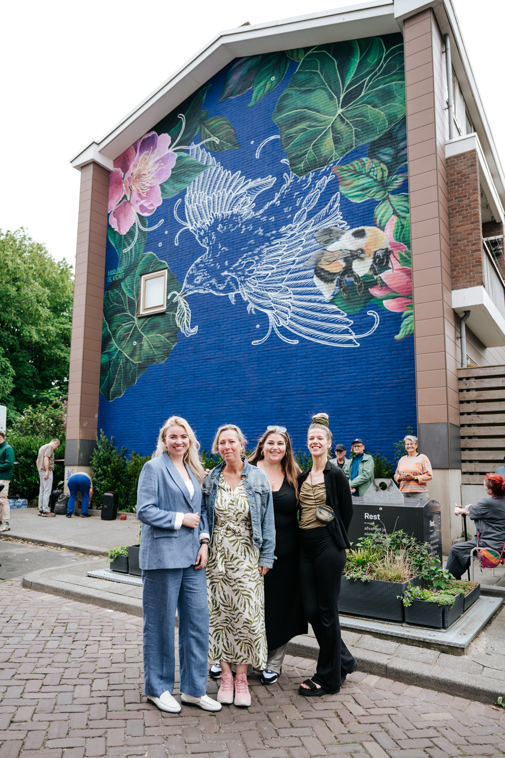 Vlaardingen onthulling mural Marloes de Kiewit-41