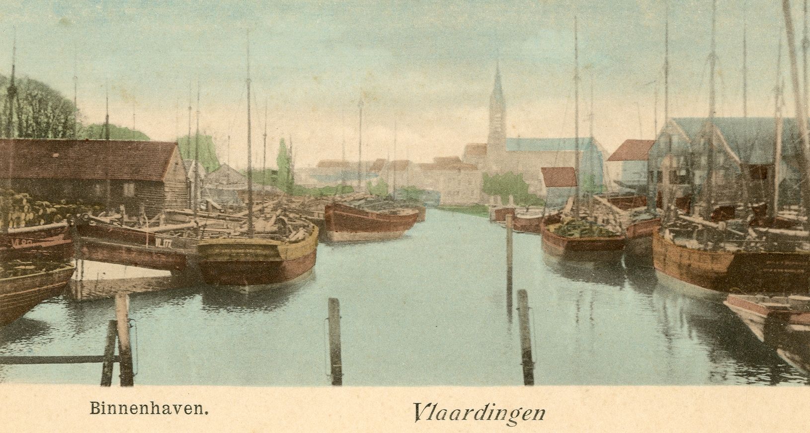 Prentbriefkaart Binnenhaven