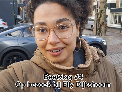 screenshot van Elise voor haar vlog