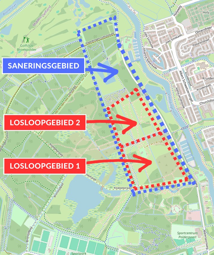 Hondenlosloopgebied totaal
